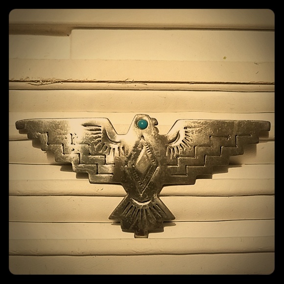 Jonette jewelry Jewelry - Silver eagle pin. Marked JJ 1988